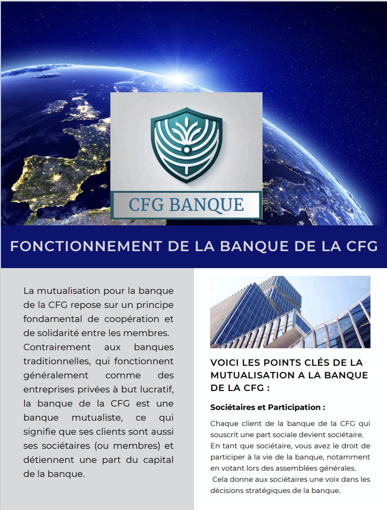 Projet Banque Mutualisée CFG - Alliance du Peuple